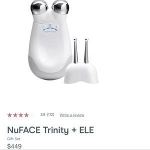 NuFace Trinity Pro w/ eye and lip attachment